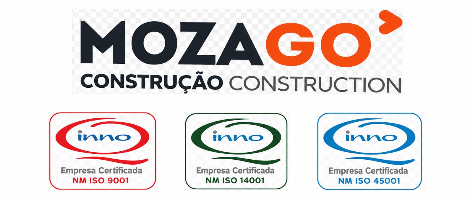 Logótipo Mozago Construção